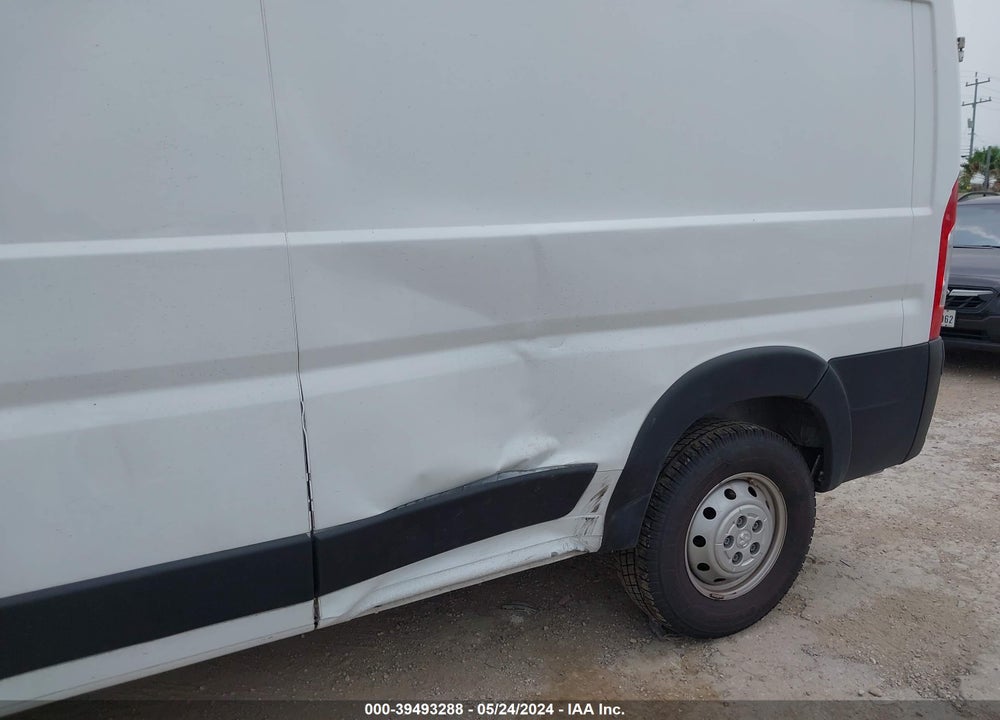 2021 RAM PROMASTER 2500 HIGH ROOF 159 WB VIN: 3C6LRVDG0ME585397
