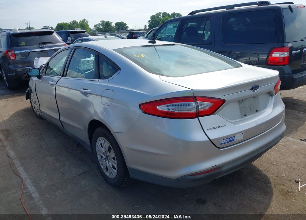 2013 FORD FUSION S VIN: 3FA6P0G77DR252428