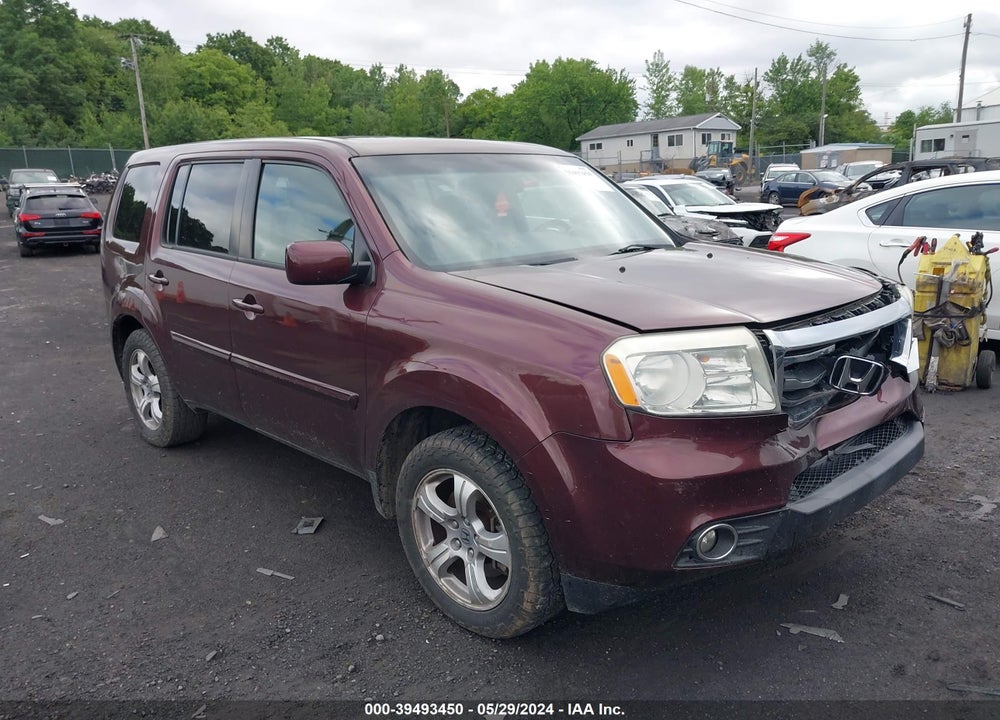 2012 HONDA PILOT EX-L VIN: 5FNYF4H52CB016103