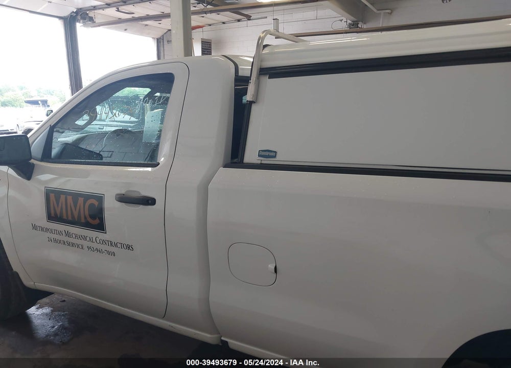 2021 CHEVROLET SILVERADO 1500 2WD REGULAR CAB LONG BED WT VIN: 3GCNWAEH2MG168040