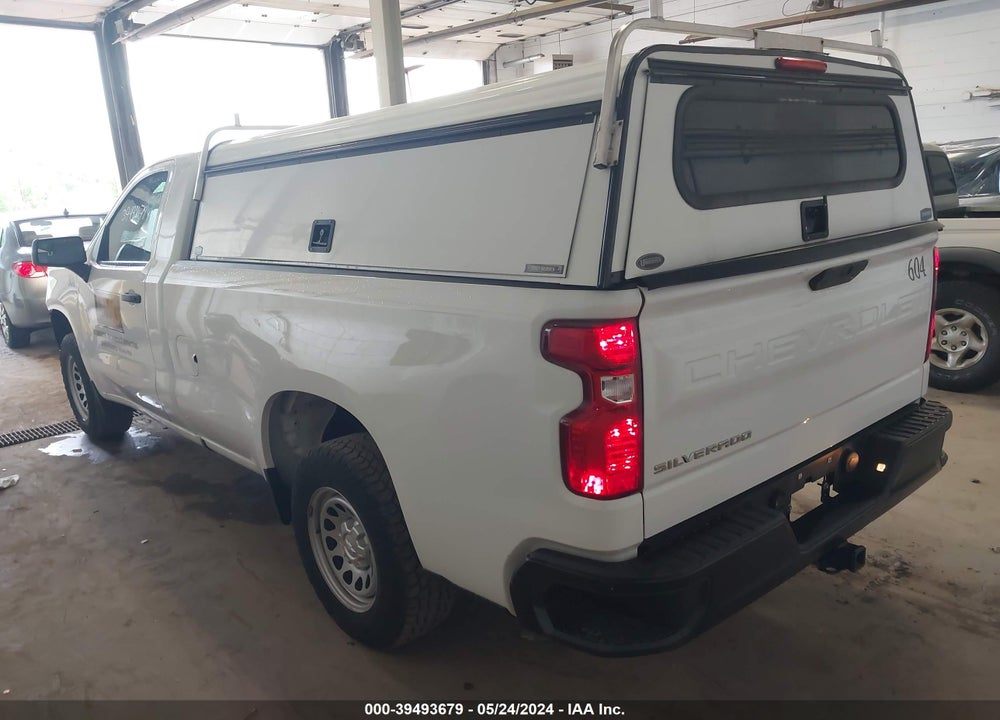 2021 CHEVROLET SILVERADO 1500 2WD REGULAR CAB LONG BED WT VIN: 3GCNWAEH2MG168040