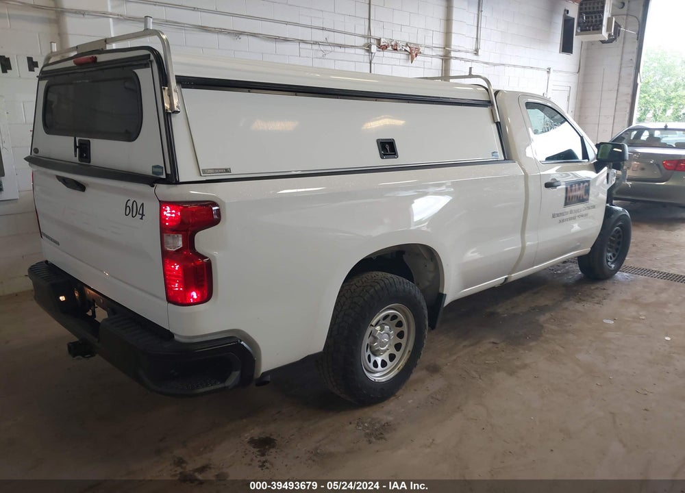 2021 CHEVROLET SILVERADO 1500 2WD REGULAR CAB LONG BED WT VIN: 3GCNWAEH2MG168040