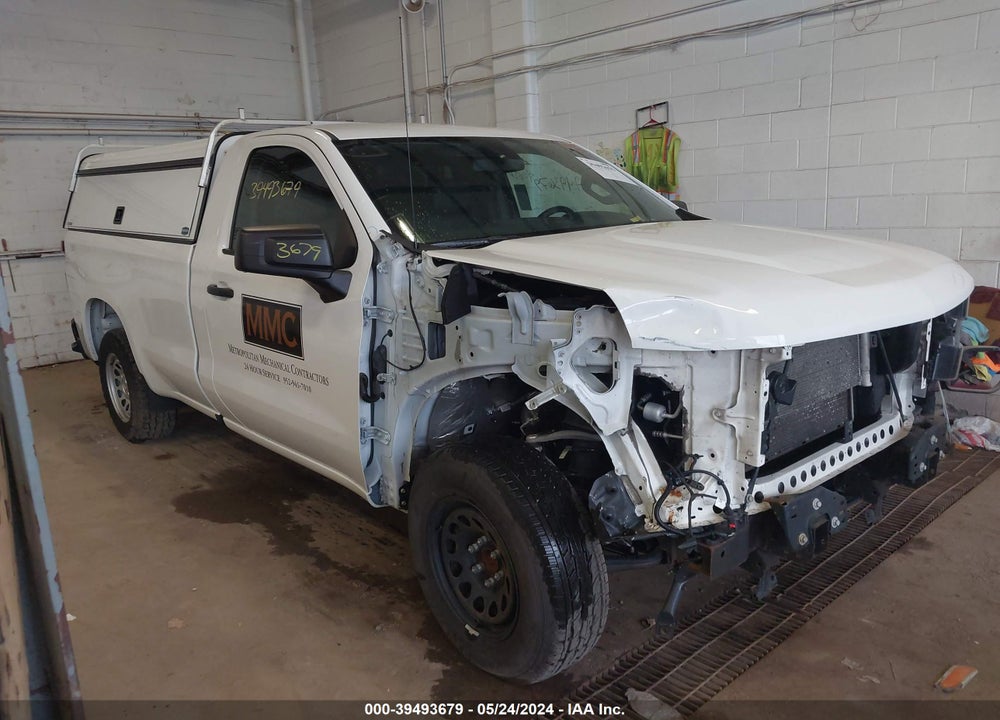 2021 CHEVROLET SILVERADO 1500 2WD REGULAR CAB LONG BED WT VIN: 3GCNWAEH2MG168040
