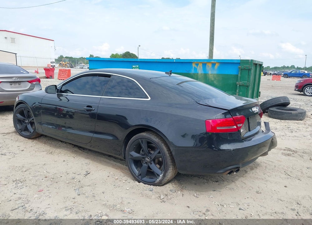 2012 AUDI A5 2.0T PREMIUM VIN: WAULFAFRXCA022008