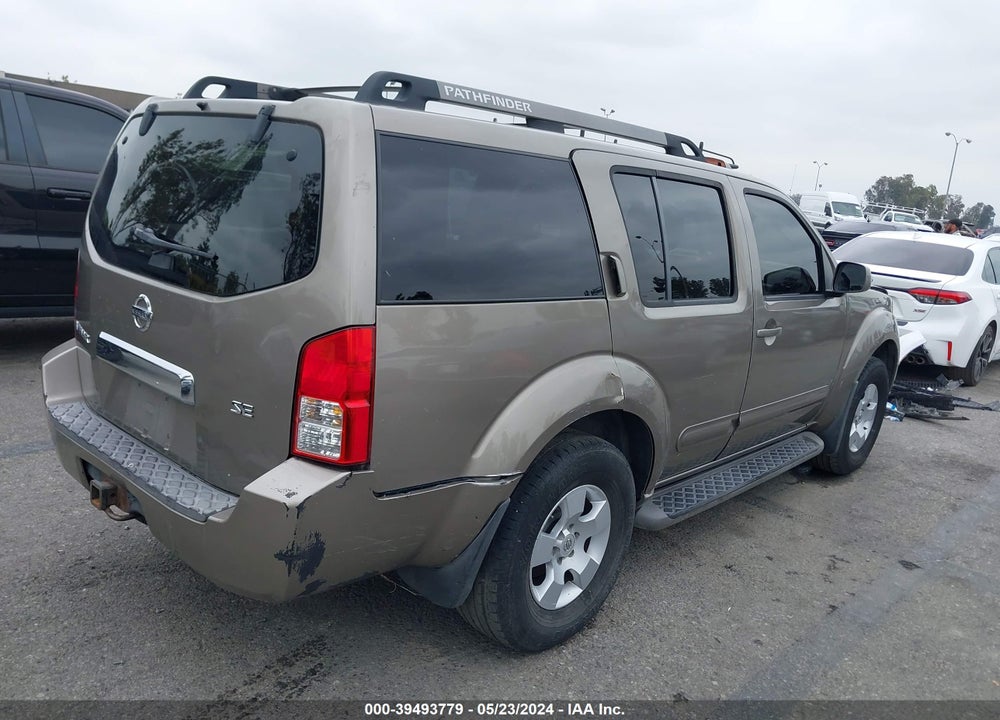 2007 NISSAN PATHFINDER SE VIN: 5N1AR18U67C632822