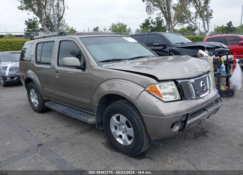 2007 NISSAN PATHFINDER SE VIN: 5N1AR18U67C632822