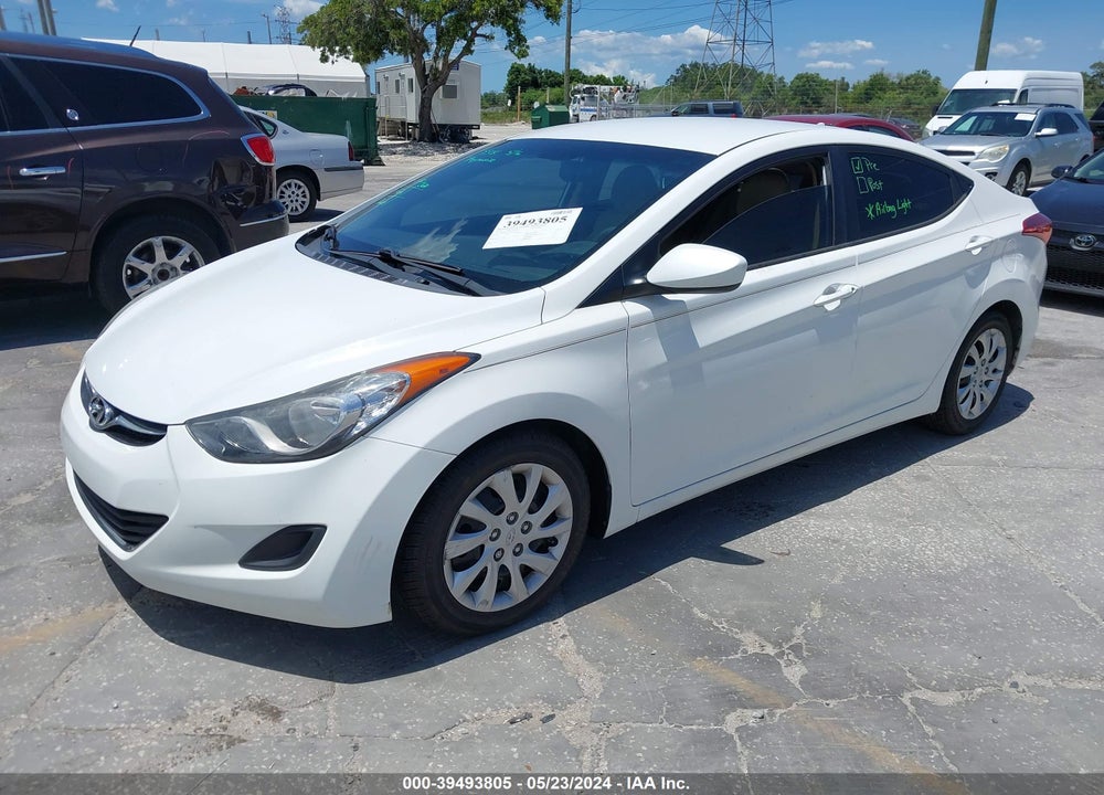 2012 HYUNDAI ELANTRA GLS VIN: 5NPDH4AE5CH147773