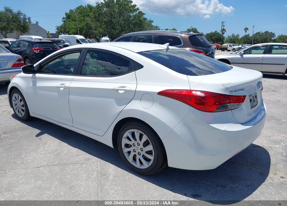 2012 HYUNDAI ELANTRA GLS VIN: 5NPDH4AE5CH147773