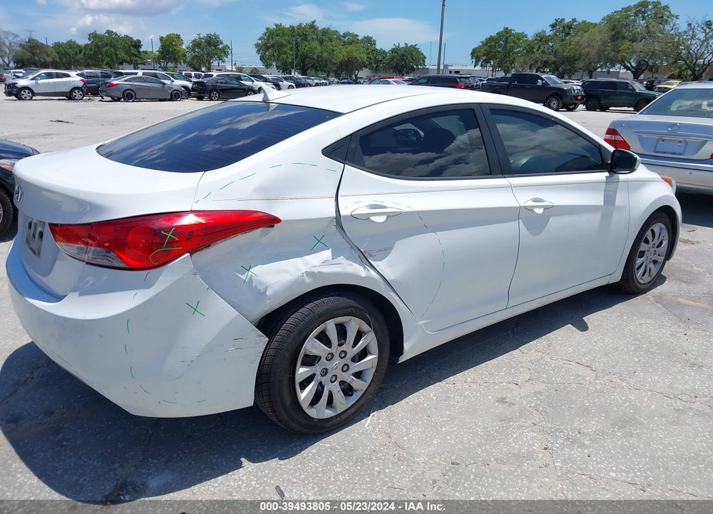 2012 HYUNDAI ELANTRA GLS VIN: 5NPDH4AE5CH147773