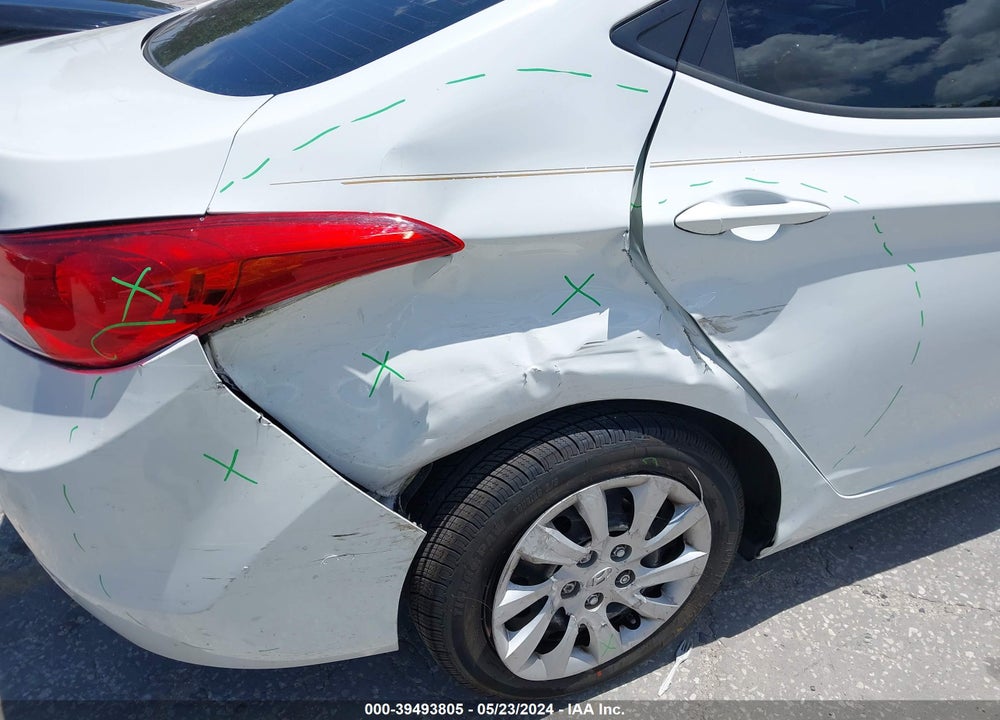 2012 HYUNDAI ELANTRA GLS VIN: 5NPDH4AE5CH147773