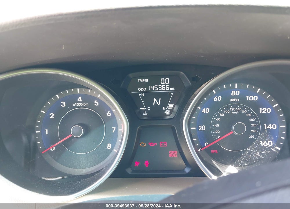 2012 HYUNDAI ELANTRA GLS VIN: 5NPDH4AEXCH063559
