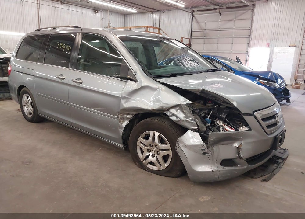 2006 HONDA ODYSSEY EX-L VIN: 5FNRL38766B111695