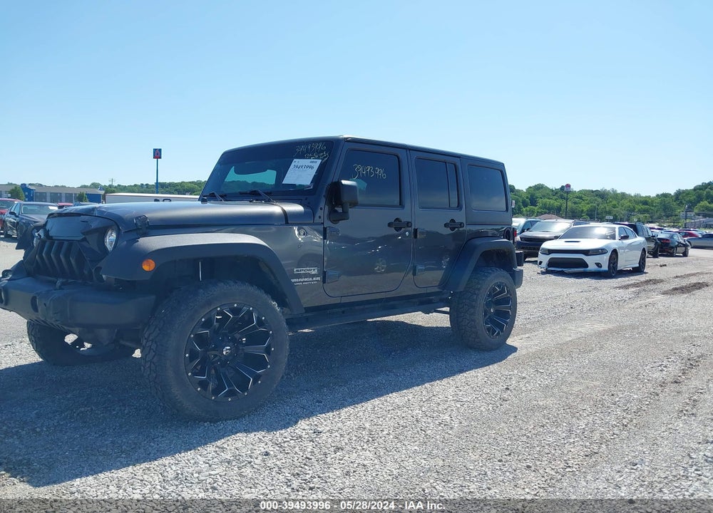 2017 JEEP WRANGLER UNLIMITED SPORT 4X4 VIN: 1C4BJWDG3HL732438