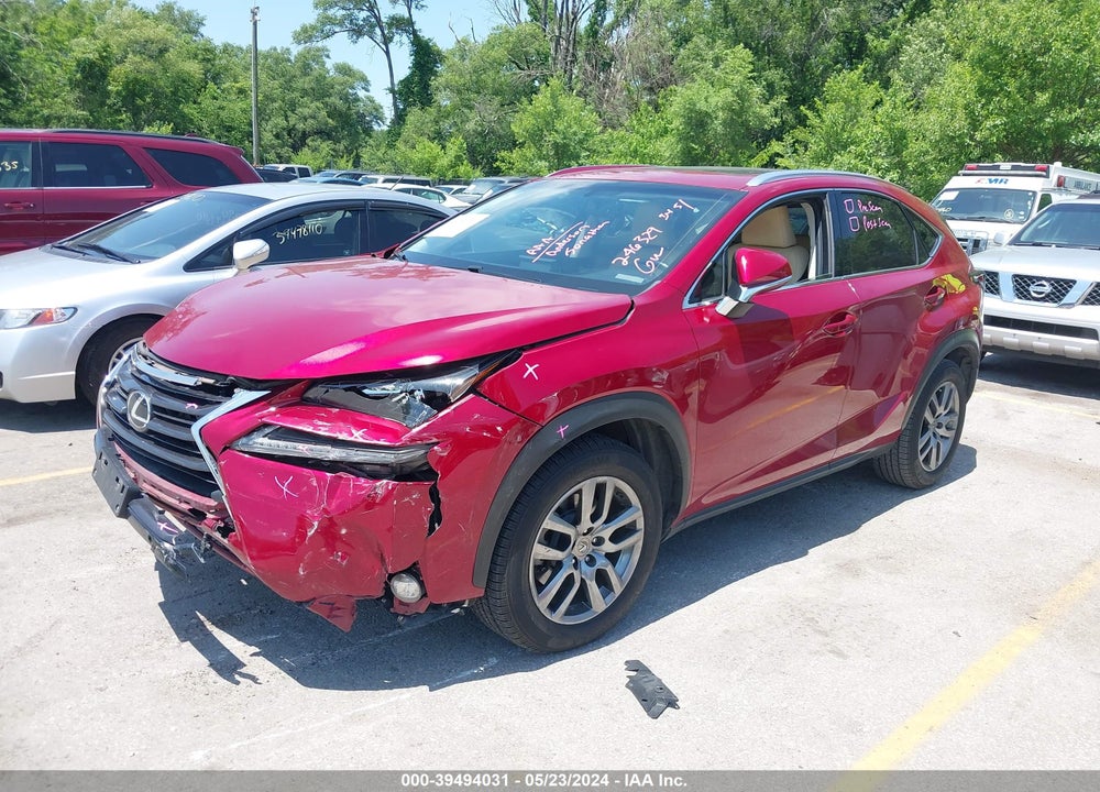 2016 LEXUS NX 200T VIN: JTJBARBZ8G2086286