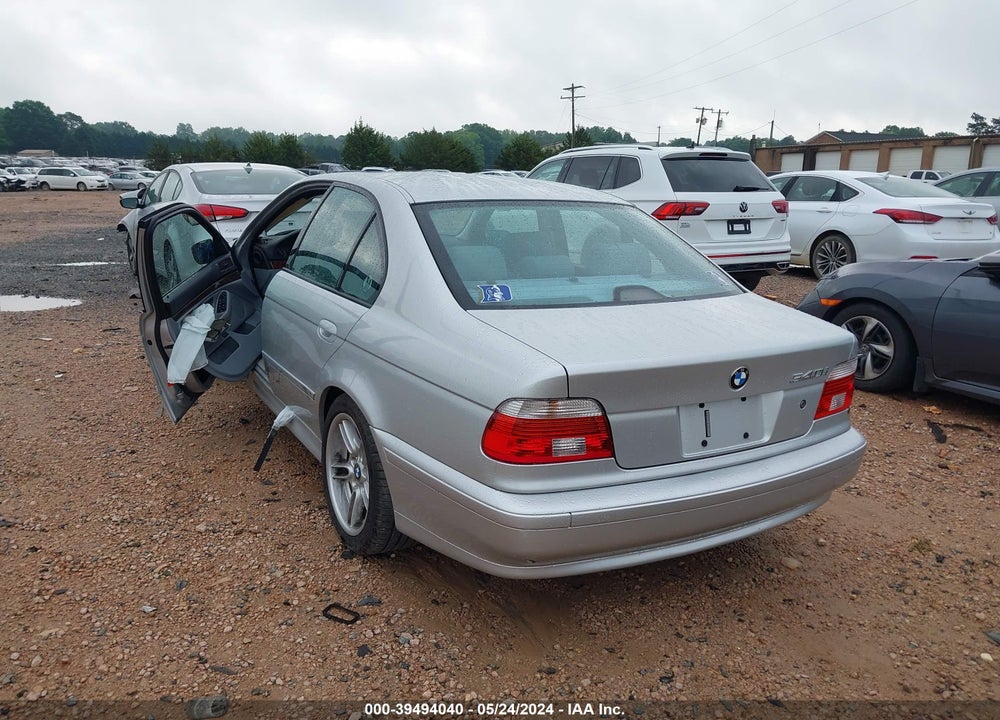 2002 BMW 540IA VIN: WBADN63402GN85156