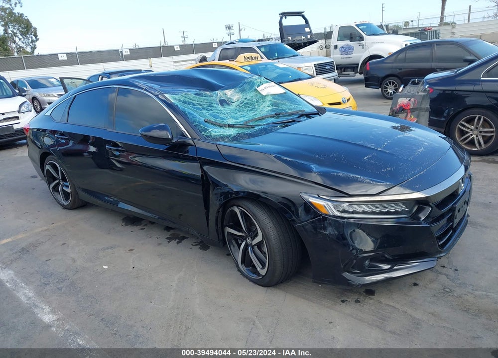 2021 HONDA ACCORD SPORT VIN: 1HGCV1F33MA049281