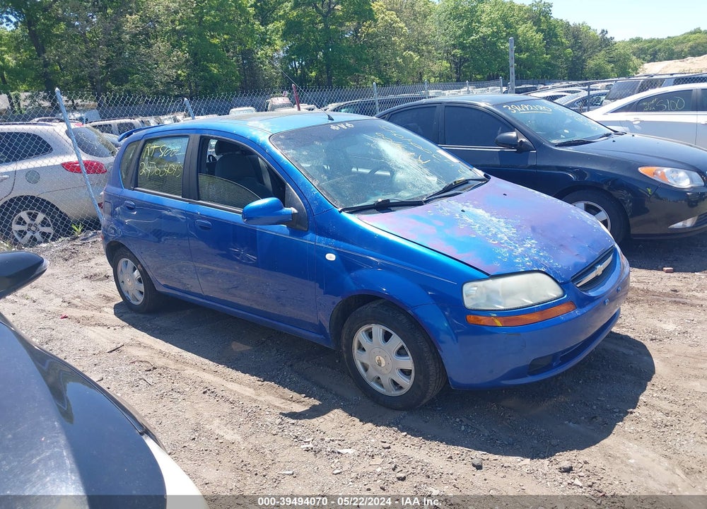2005 CHEVROLET AVEO LT VIN: KL1TG62615B414677