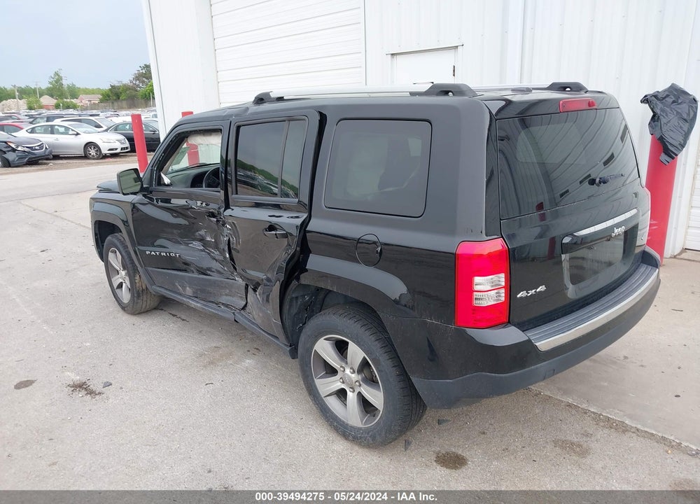 2017 JEEP PATRIOT HIGH ALTITUDE 4X4 VIN: 1C4NJRFB8HD196743