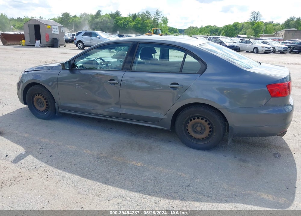 2013 VOLKSWAGEN JETTA 2.0L S VIN: 3VW1K7AJ0DM263751