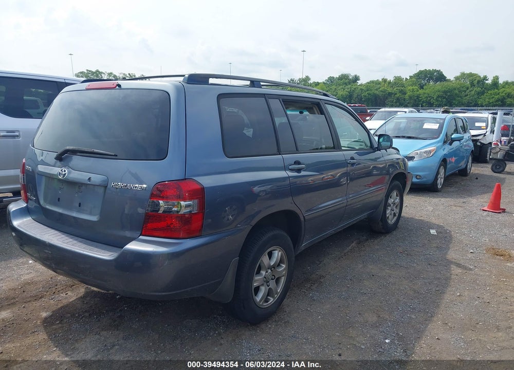 2006 TOYOTA HIGHLANDER V6 VIN: JTEEP21A060149131