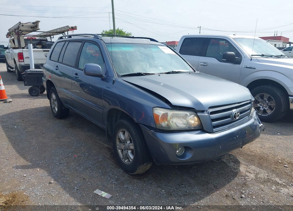 2006 TOYOTA HIGHLANDER V6 VIN: JTEEP21A060149131