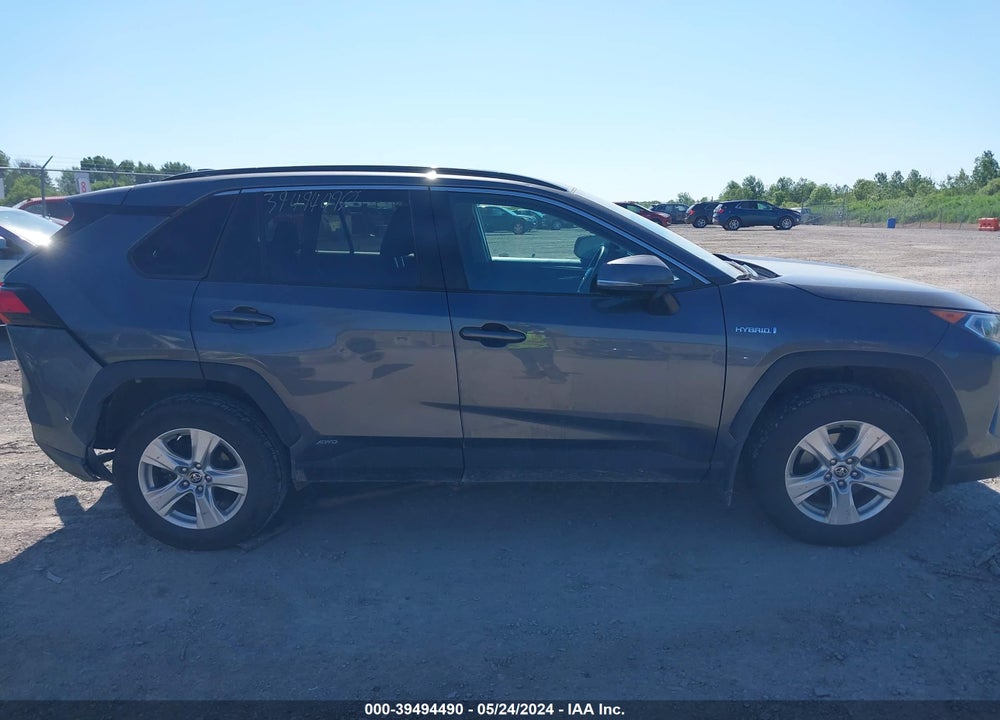 2021 TOYOTA RAV4 XLE HYBRID VIN: 4T3RWRFV7MU037108
