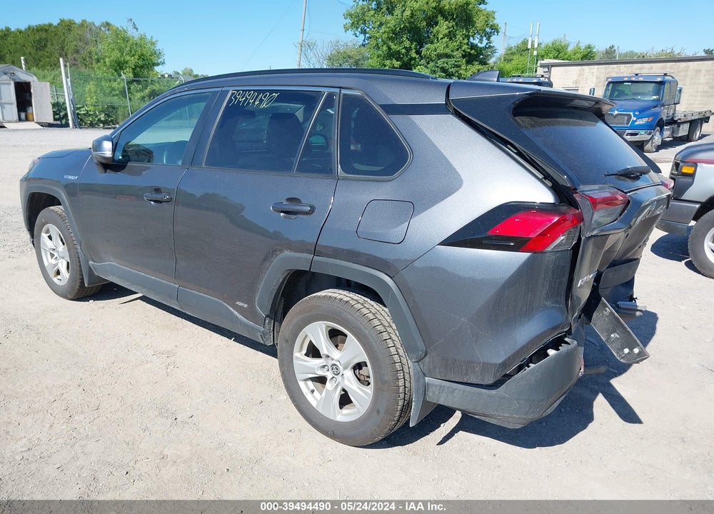 2021 TOYOTA RAV4 XLE HYBRID VIN: 4T3RWRFV7MU037108