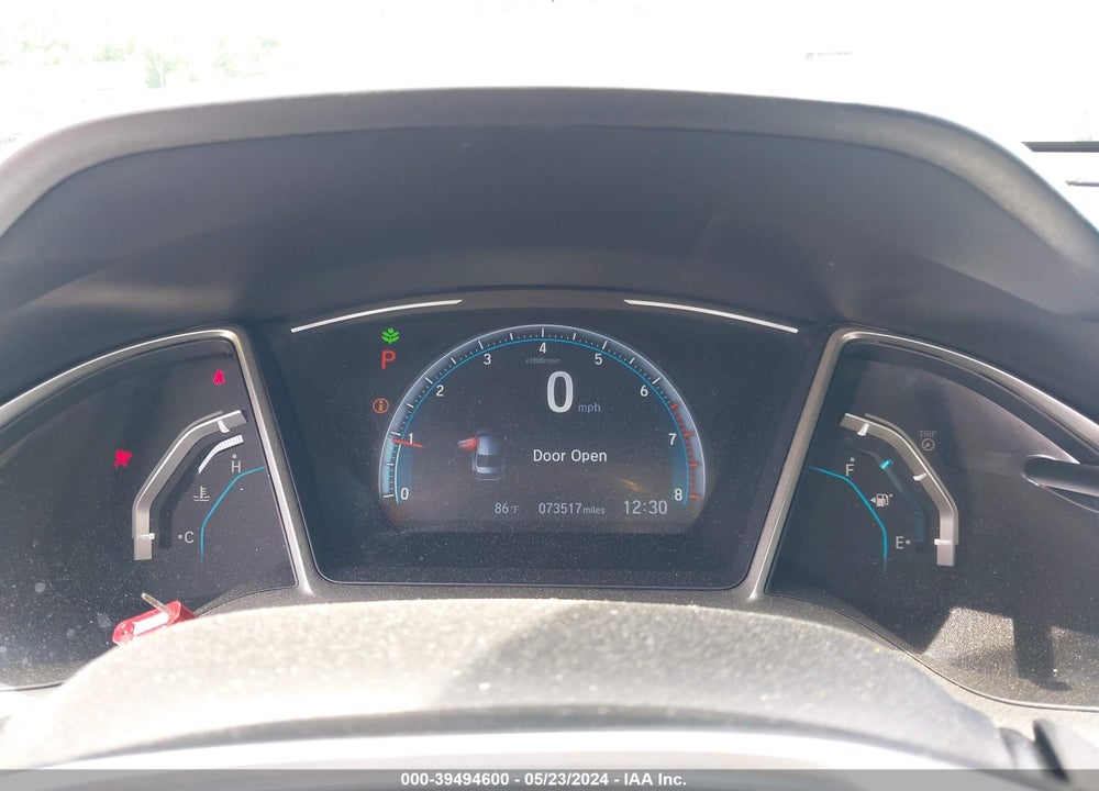 2019 HONDA CIVIC EX VIN: 19XFC1F30KE207751