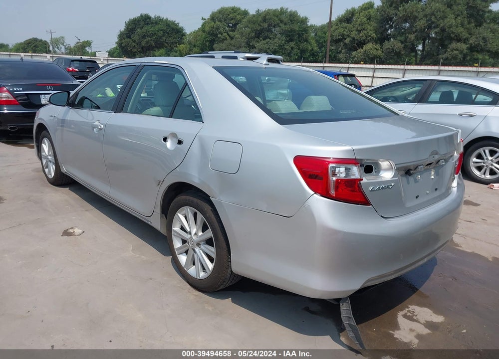 2012 TOYOTA CAMRY HYBRID XLE VIN: 4T1BD1FK2CU010565