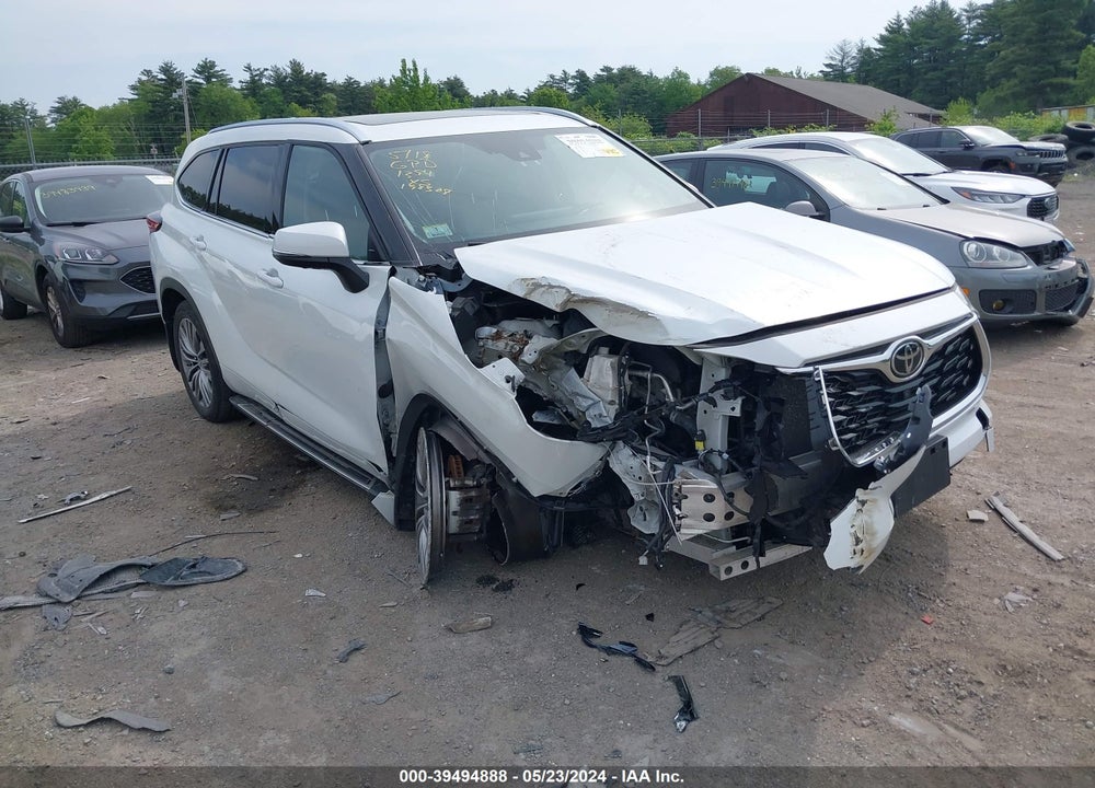 2022 TOYOTA HIGHLANDER PLATINUM VIN: 5TDFZRBH6NS171394