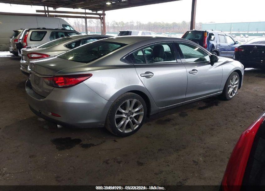 2014 MAZDA 6 I TOURING VIN: JM1GJ1V6XE1133428
