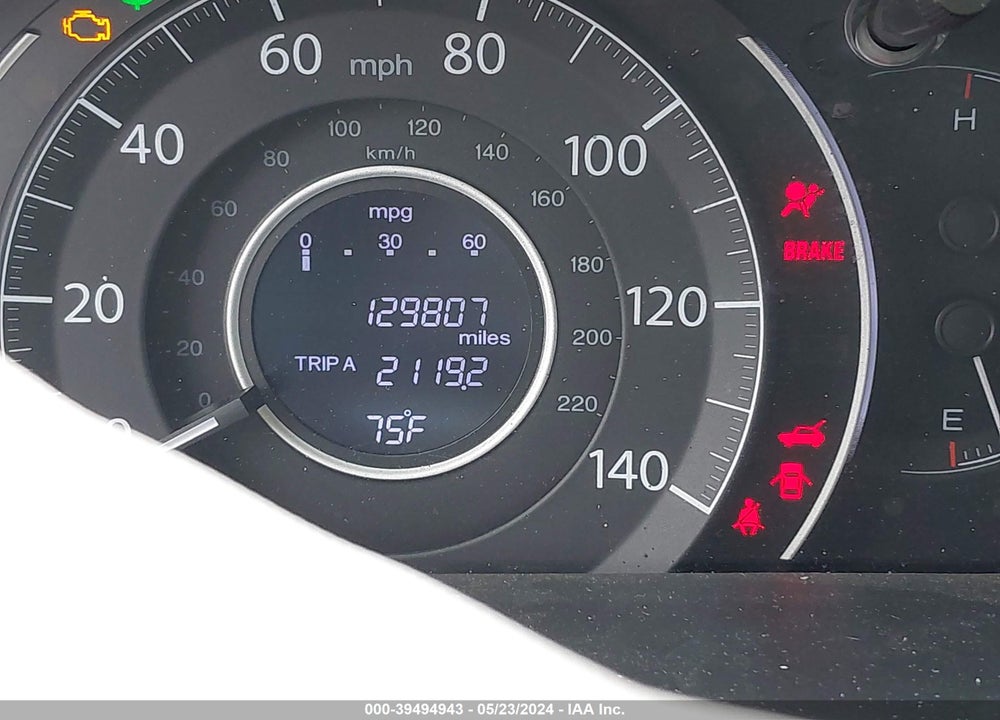 2013 HONDA CR-V LX VIN: 3CZRM3H31DG709625