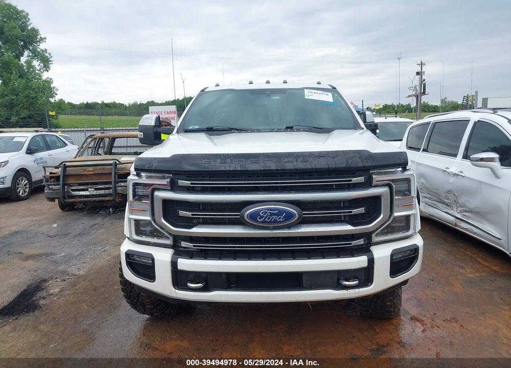 2021 FORD F-250 PLATINUM VIN: 1FT8W2BT6MEC52171