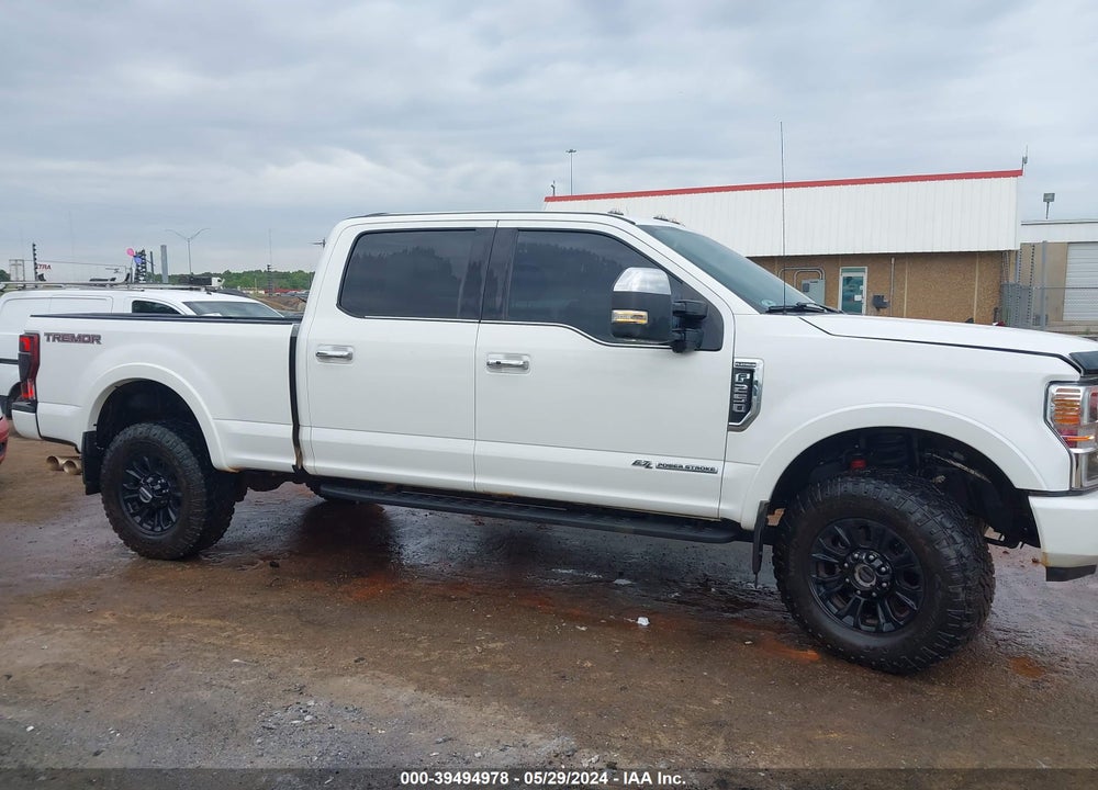 2021 FORD F-250 PLATINUM VIN: 1FT8W2BT6MEC52171