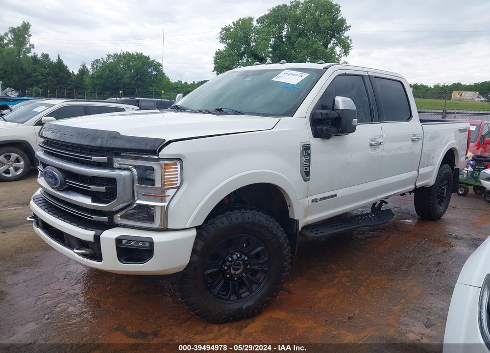 2021 FORD F-250 PLATINUM VIN: 1FT8W2BT6MEC52171