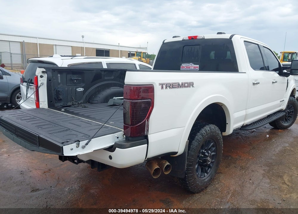 2021 FORD F-250 PLATINUM VIN: 1FT8W2BT6MEC52171