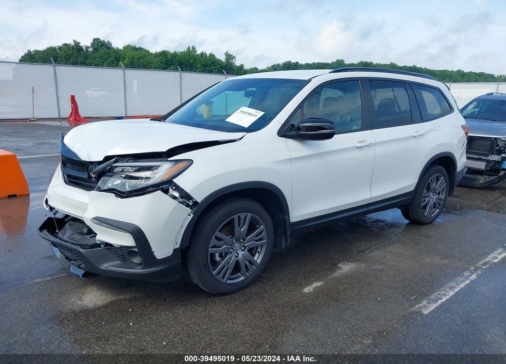 2022 HONDA PILOT AWD SPORT VIN: 5FNYF6H36NB042667