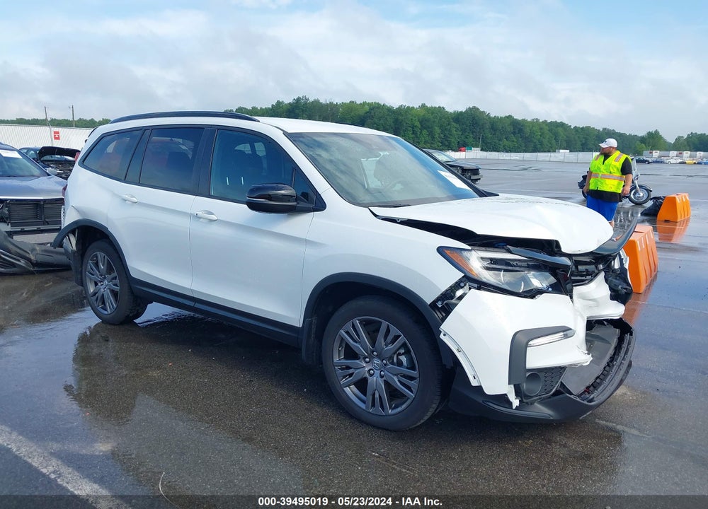 2022 HONDA PILOT AWD SPORT VIN: 5FNYF6H36NB042667
