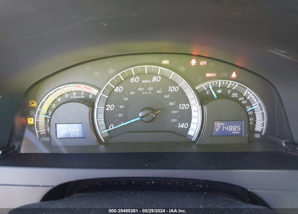 2014 TOYOTA CAMRY SE VIN: 4T1BF1FK1EU809833