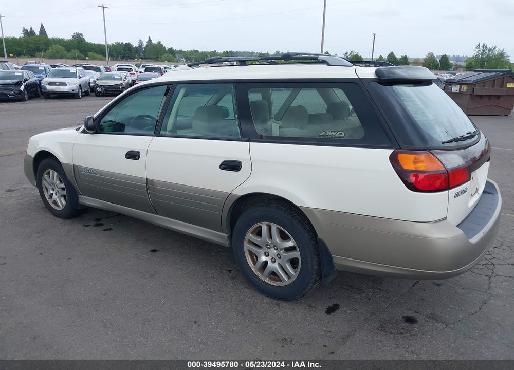 2004 SUBARU OUTBACK VIN: 4S3BH675647645495