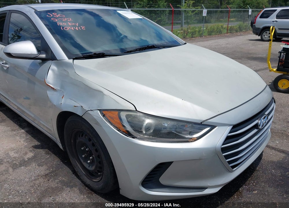 2017 HYUNDAI ELANTRA SE VIN: 5NPD74LF1HH104418