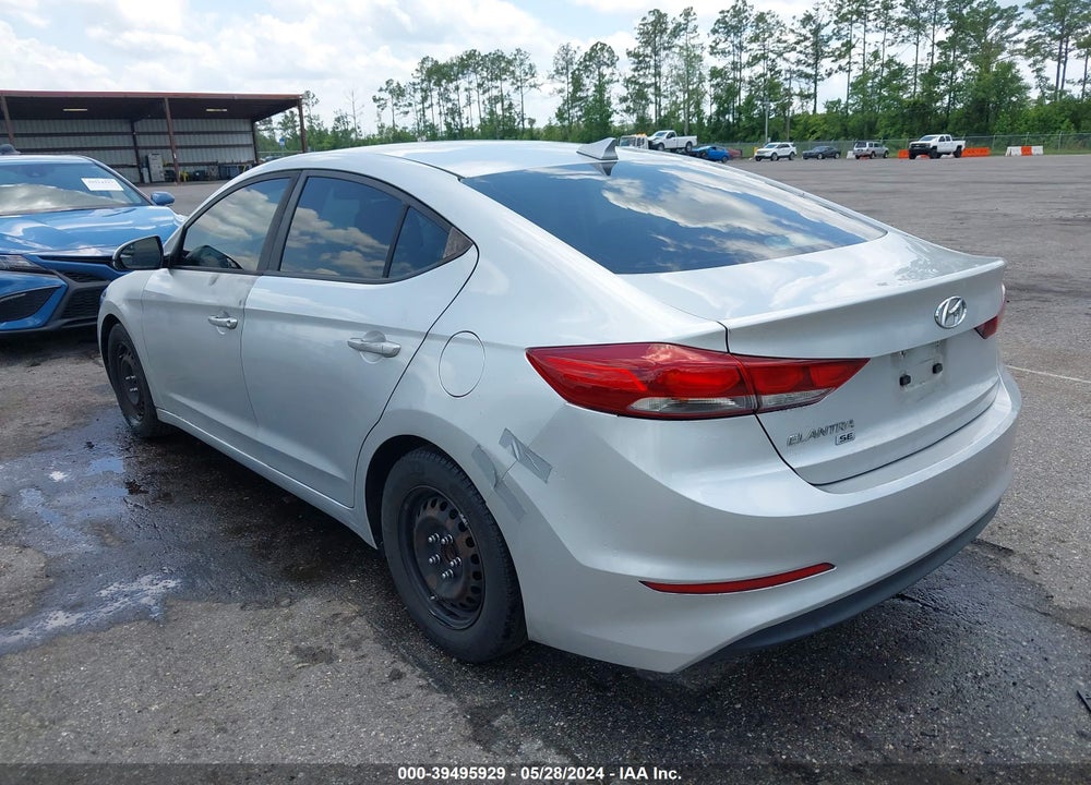 2017 HYUNDAI ELANTRA SE VIN: 5NPD74LF1HH104418