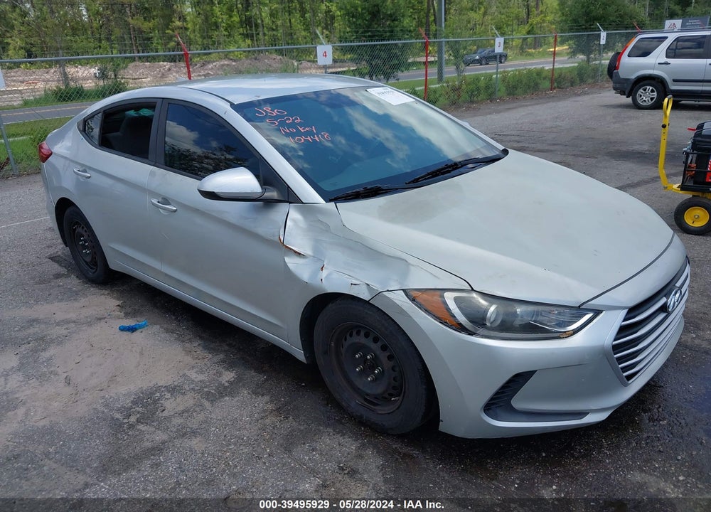 2017 HYUNDAI ELANTRA SE VIN: 5NPD74LF1HH104418