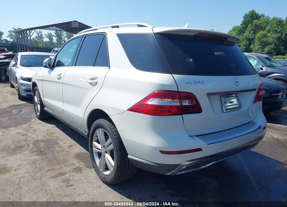 2013 MERCEDES-BENZ ML 350 VIN: 4JGDA5JBXDA191014