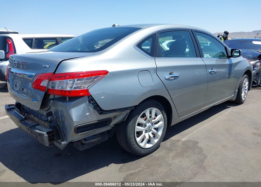 2013 NISSAN SENTRA SV VIN: 3N1AB7AP9DL631246