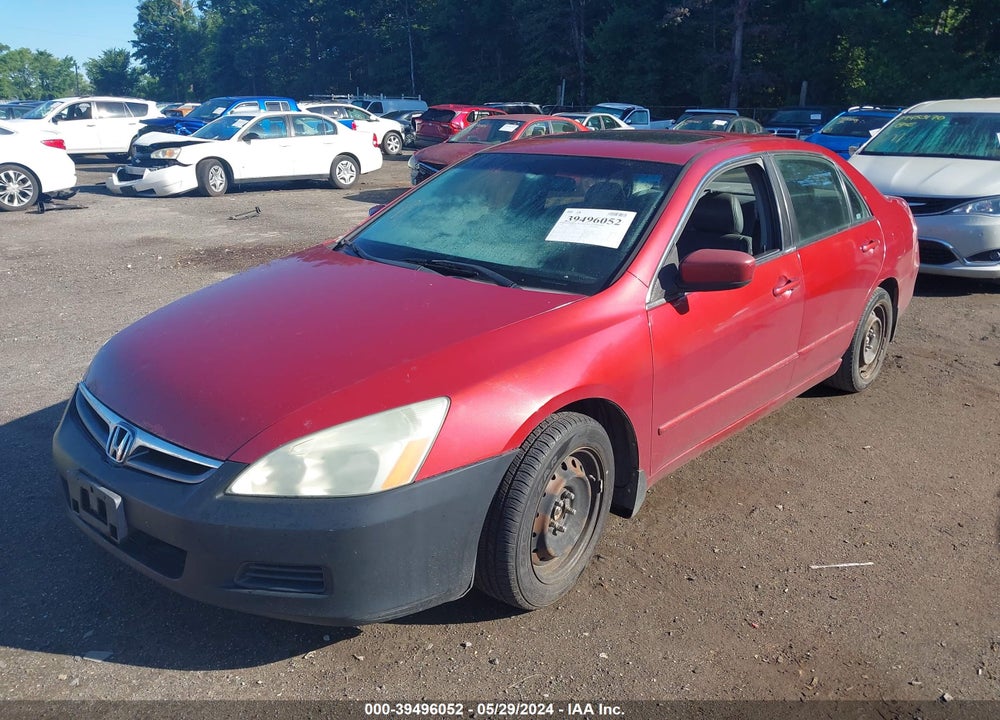 2007 HONDA ACCORD 2.4 EX VIN: 1HGCM56877A107435