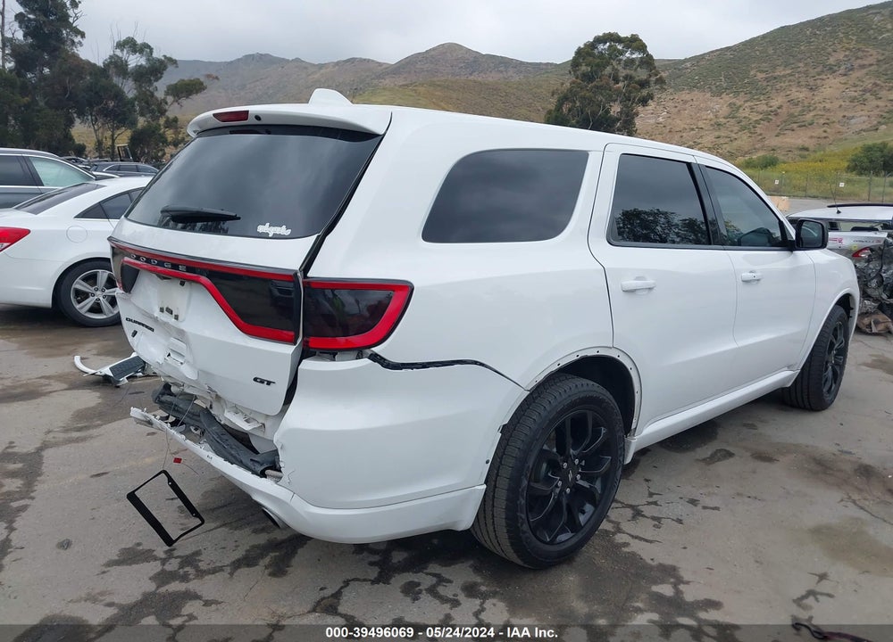 2020 DODGE DURANGO GT PLUS AWD VIN: 1C4RDJDG9LC186231