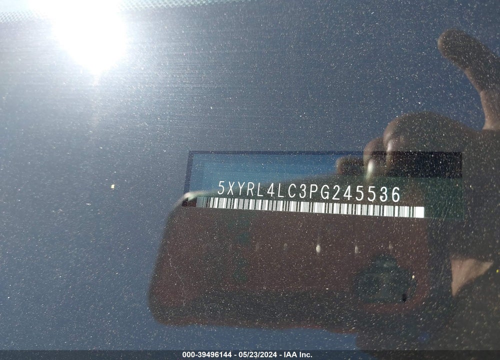 2023 KIA SORENTO S VIN: 5XYRL4LC3PG245536