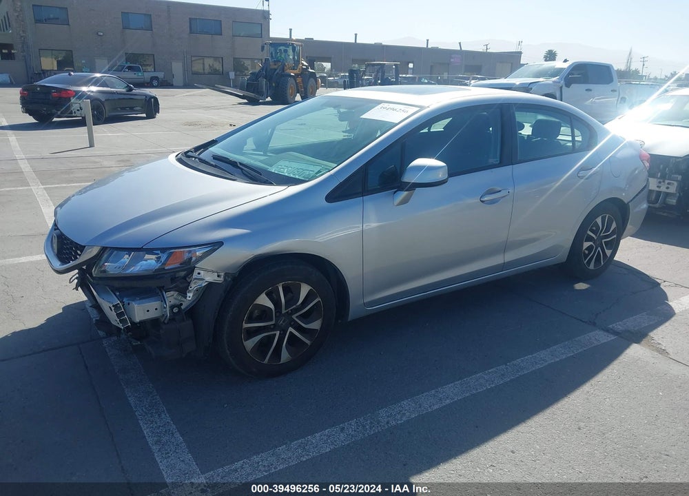 2013 HONDA CIVIC EX VIN: 19XFB2F85DE278581