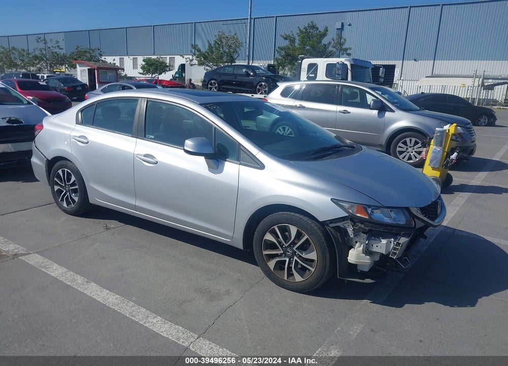 2013 HONDA CIVIC EX VIN: 19XFB2F85DE278581